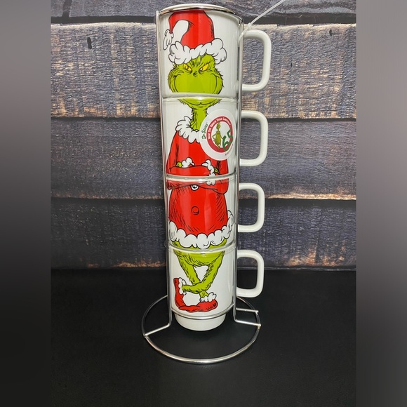 Dr. Seuss The Grinch Stacking Mug Set - Picture 2 of 10